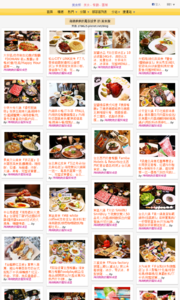 海綿飽飽的鳳梨城堡的美食牆