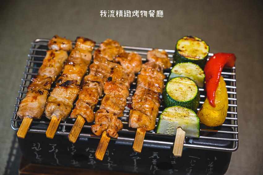 ｜台中美食｜我流精緻烤物餐廳，創意料理、精緻烤物，K歌房挑戰高分送龍蝦，每個月推出各種優惠活動 - Hallo！I'm 婷兒