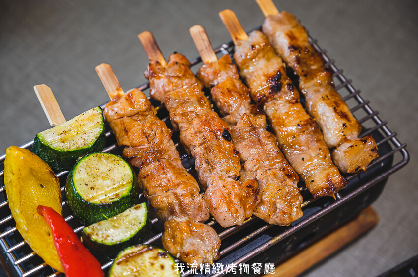 ｜台中美食｜我流精緻烤物餐廳，創意料理、精緻烤物，K歌房挑戰高分送龍蝦，每個月推出各種優惠活動 - Hallo！I'm 婷兒