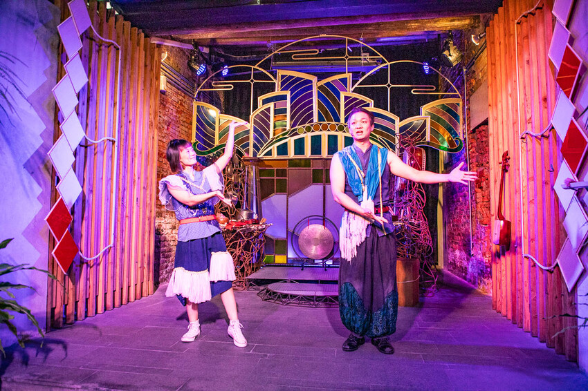 台南市中西區永樂町鼓茶樓|只有這裡才有的獨特體驗!百年老屋吃美食欣賞答嘴鼓表演