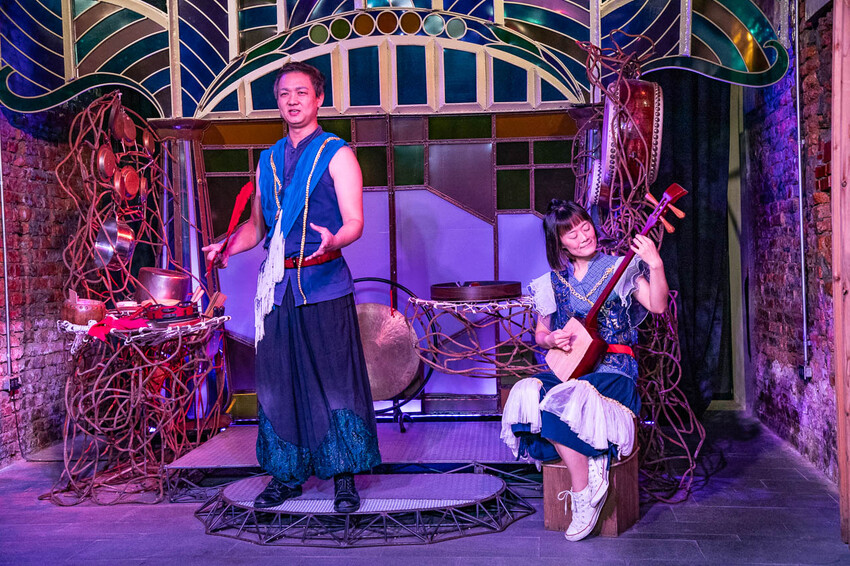 台南市中西區永樂町鼓茶樓|只有這裡才有的獨特體驗!百年老屋吃美食欣賞答嘴鼓表演