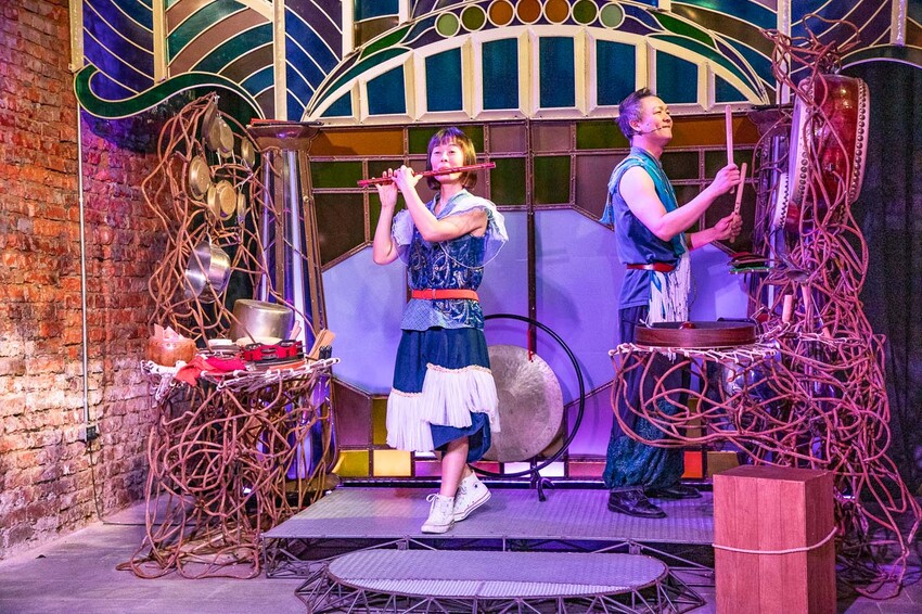 台南市中西區永樂町鼓茶樓|只有這裡才有的獨特體驗!百年老屋吃美食欣賞答嘴鼓表演