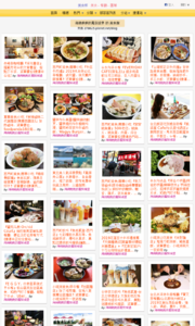 海綿飽飽的鳳梨城堡的美食牆