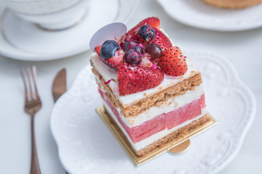 [台北信義]新加坡超人氣甜點店海外首發！西瓜也能做蛋糕！？Cream&Custard.TW - 大手牽小手。玩樂趣