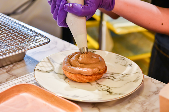 啡嚐丹麥:台中北區美食-一中商圈創意現烤丹麥甜甜圈,健康低油低糖散步甜點!