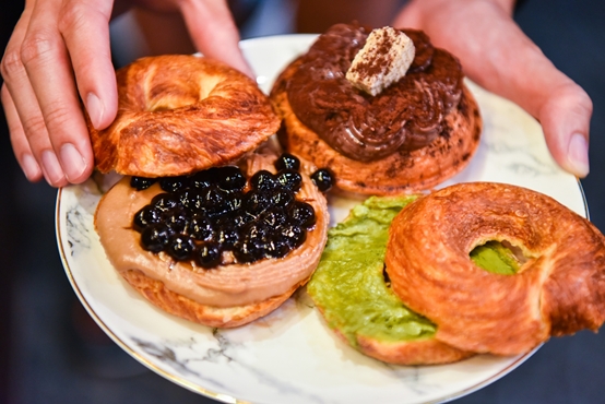 啡嚐丹麥:台中北區美食-一中商圈創意現烤丹麥甜甜圈,健康低油低糖散步甜點!