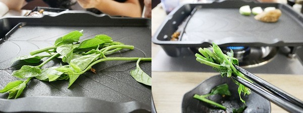 好奇太郎 創意自助鐵板燒：好奇太郎-新北江子翠創意自助鐵板燒  雞腿肉多種口味一次享用  無油更清爽  趕快發揮想像力  做出屬於自己的吃法吧