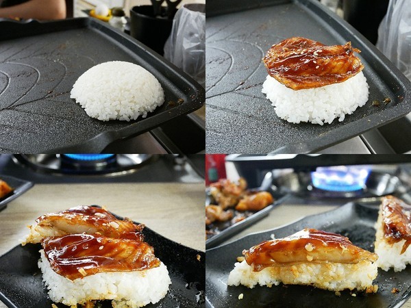 好奇太郎 創意自助鐵板燒：好奇太郎-新北江子翠創意自助鐵板燒  雞腿肉多種口味一次享用  無油更清爽  趕快發揮想像力  做出屬於自己的吃法吧