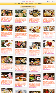 海綿飽飽的鳳梨城堡的美食牆