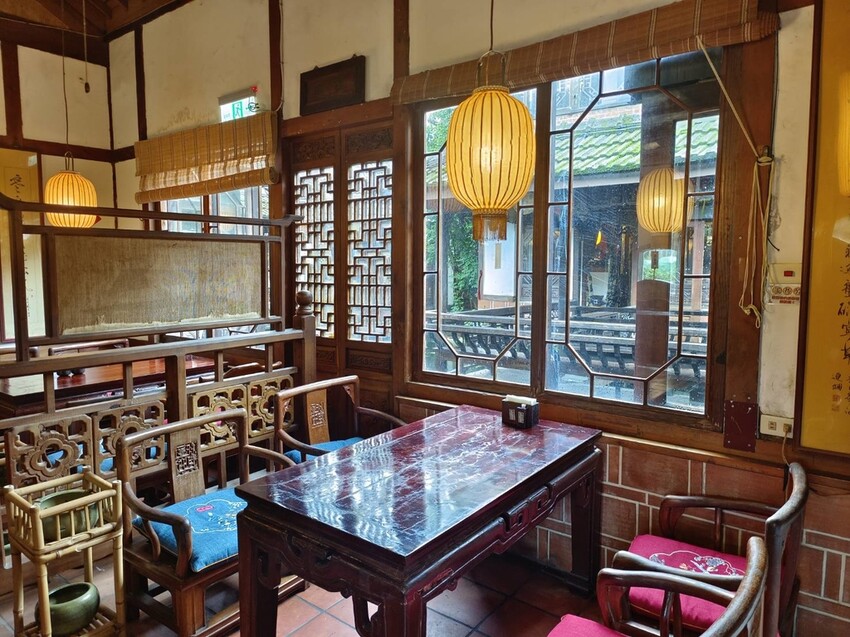 389845.jpg - 【桃園.中壢美食推薦】友竹居茶藝館 古色古香江南庭園造景餐廳，不限時可帶寵物+火鍋+麻油松阪豬