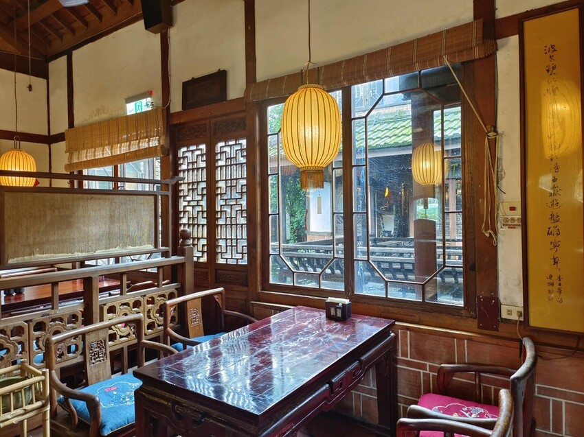 389843.jpg - 【桃園.中壢美食推薦】友竹居茶藝館 古色古香江南庭園造景餐廳，不限時可帶寵物+火鍋+麻油松阪豬