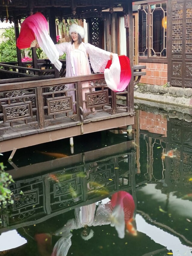 389825.jpg - 【桃園.中壢美食推薦】友竹居茶藝館 古色古香江南庭園造景餐廳，不限時可帶寵物+火鍋+麻油松阪豬