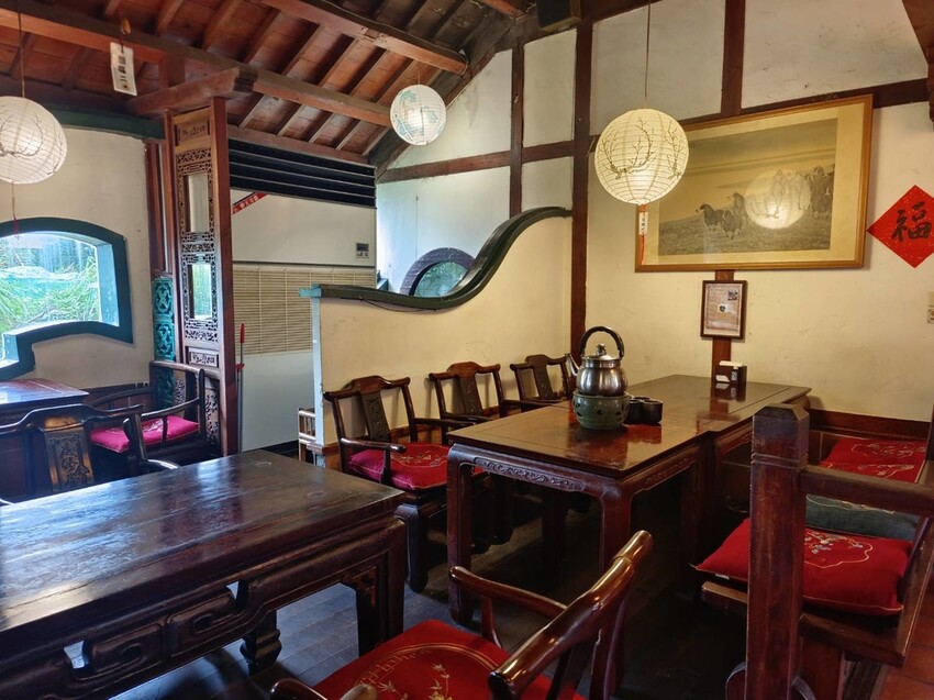 389844.jpg - 【桃園.中壢美食推薦】友竹居茶藝館 古色古香江南庭園造景餐廳，不限時可帶寵物+火鍋+麻油松阪豬