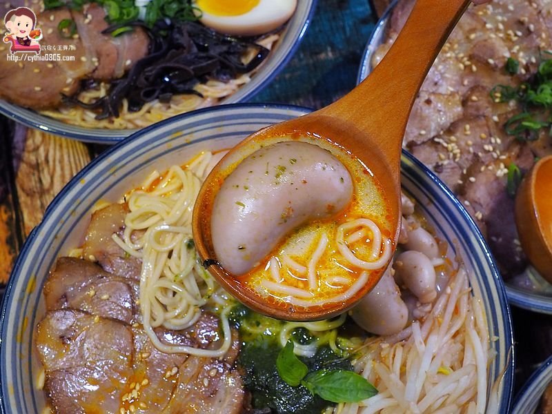 桃園中壢美食-山禾堂拉麵-好害羞，雞佛拉麵讓你補身體，還有超可愛的吐司冰淇淋  (邀約) @民宿女王芽月-美食.旅遊.全台趴趴走