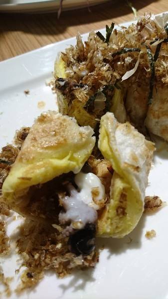 好食間早午餐：高雄~好。食間早午餐~享受早晨現作的美好時光~推創意料理倒插章魚燒~