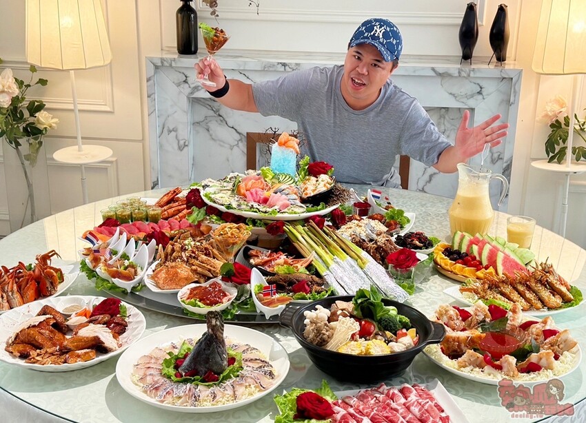 【台南美食】台南唯一!海鮮版的滿漢全席,一道菜竟然就多達20道澎湖海鮮,預約才能吃到喔:涵花庭 - 熱血玩台南。跳躍新世界