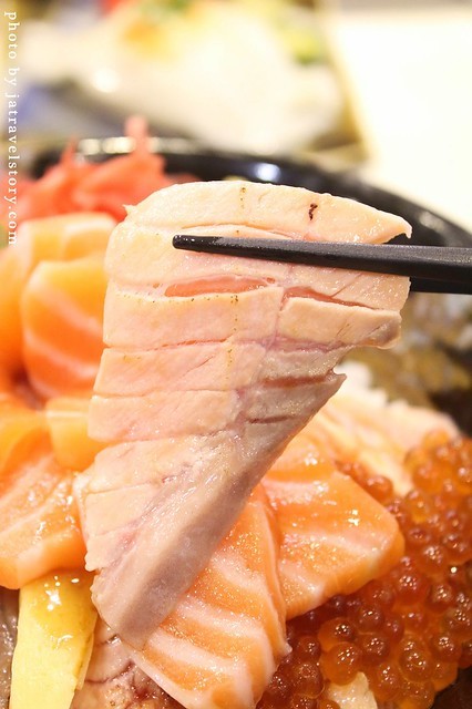 朝鑫壽司 有如玫瑰花綻放的鮭魚親子丼超吸睛!【捷運台電大樓】公館美食/師大美食 @J&A的旅行