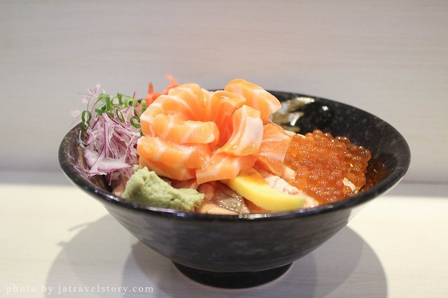 朝鑫壽司 有如玫瑰花綻放的鮭魚親子丼超吸睛!【捷運台電大樓】公館美食/師大美食 @J&A的旅行