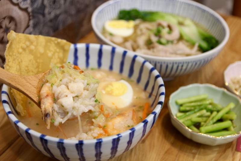 [台北]忠孝復興各式粥麵推薦 滿粥穗Wishcongee大安店 超澎湃海鮮粥