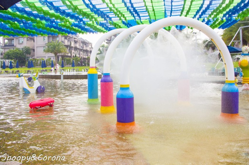 【玩樂．南投】南投集集親水童年／親子戲水餐廳～夏天戲水消暑、冬天還能泡溫泉，再享青石食堂多樣化精美料理