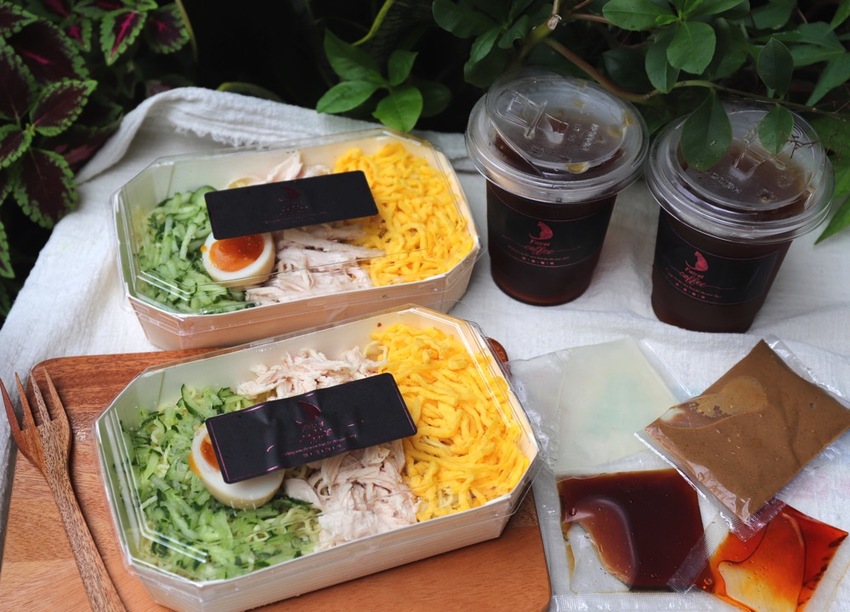 肥貓咖啡：台南最美三色涼麵開賣啦！一起外帶嚐美食，居家防疫也能幸福肥/每日限量務必預訂.台南涼麵推薦.外帶美食 - 進食的巨鼠