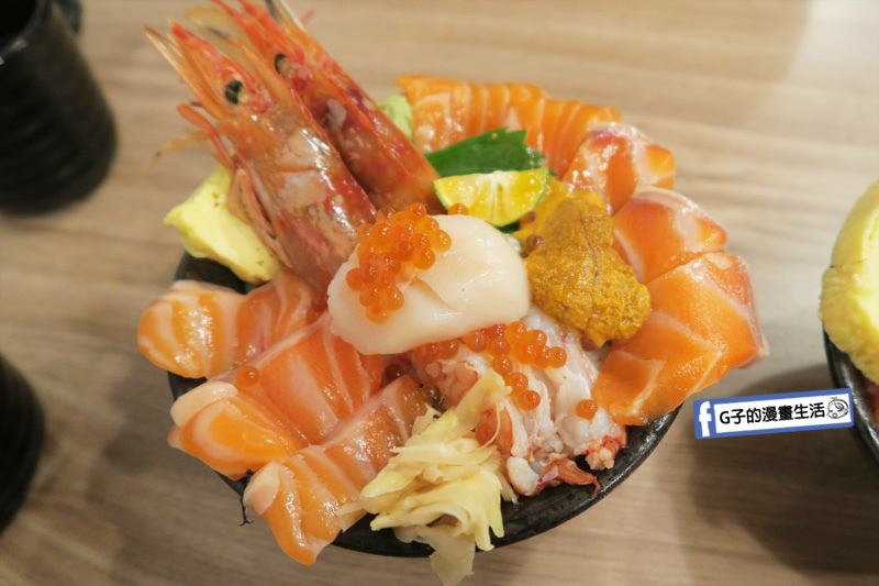 20190917永和千幸壽司.永和日本料理.永和日式料理.生魚片丼飯.天使紅蝦丼飯