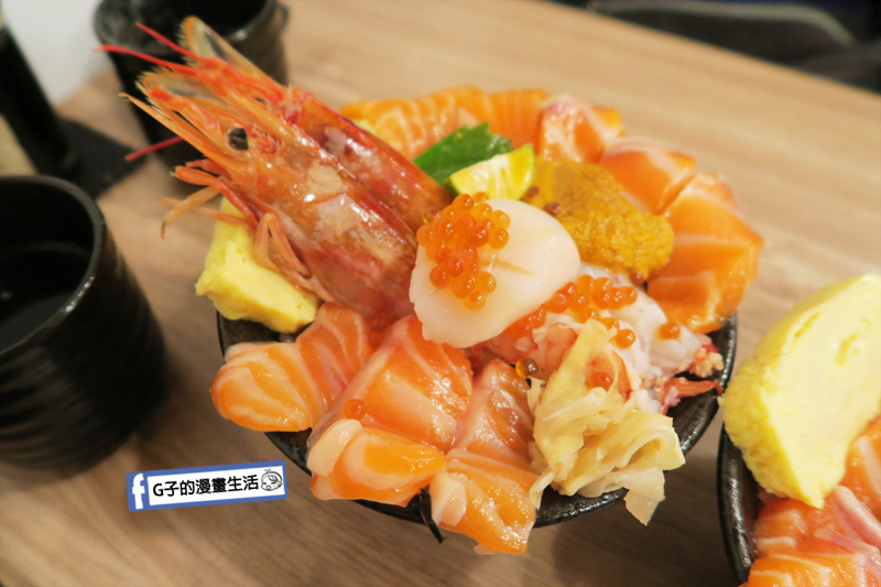 20190917永和千幸壽司.永和日本料理.永和日式料理.生魚片丼飯.天使紅蝦丼飯