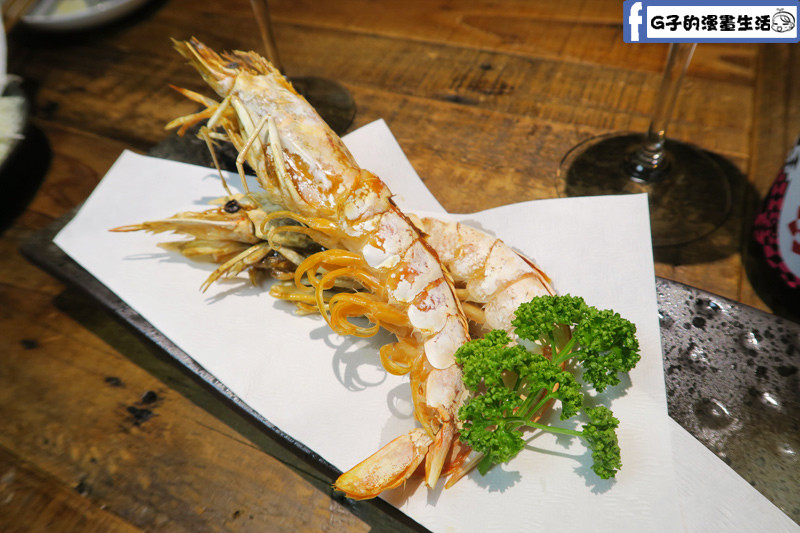 獨樂Sake Bistro 台北餐酒館.烤天使紅蝦