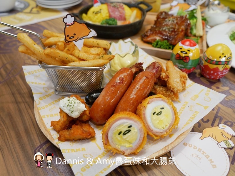 《台中主題餐廳推薦》蛋黃哥五星主廚餐廳台中旗艦店。期間限定聖誕大餐超好吃,環境好好拍還有兩層樓高旋轉溜滑梯可以玩︱親子友善餐廳聚餐首選（影片）