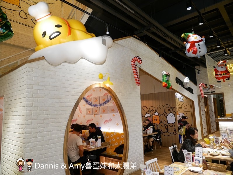 《台中主題餐廳推薦》蛋黃哥五星主廚餐廳台中旗艦店。期間限定聖誕大餐超好吃,環境好好拍還有兩層樓高旋轉溜滑梯可以玩︱親子友善餐廳聚餐首選（影片）