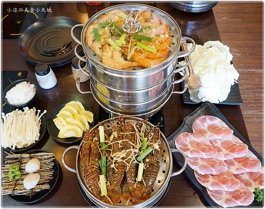 隱藏在台中海線的奢華鬥鬥龍海鮮龍蝦鍋,限量推出!龍蝦山該從那一隻下手啊? - 小凉的美食小天地