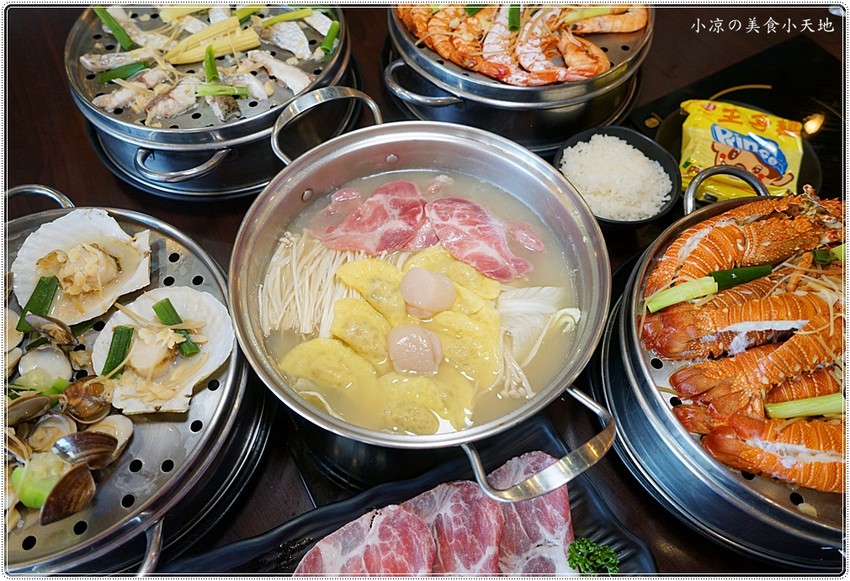 隱藏在台中海線的奢華鬥鬥龍海鮮龍蝦鍋,限量推出!龍蝦山該從那一隻下手啊? - 小凉的美食小天地