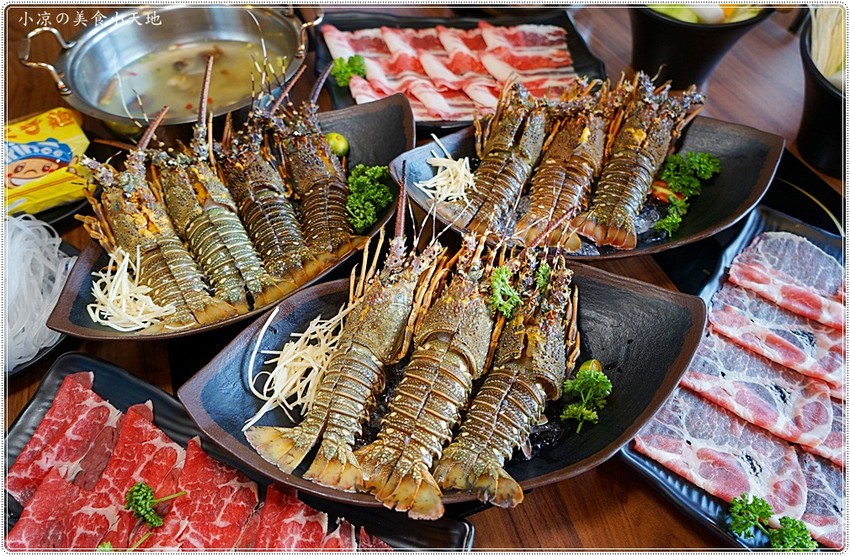 隱藏在台中海線的奢華鬥鬥龍海鮮龍蝦鍋,限量推出!龍蝦山該從那一隻下手啊? - 小凉的美食小天地