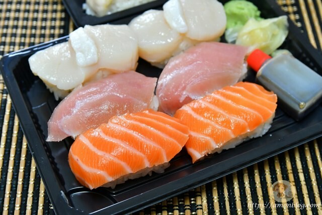 網民激推超高分平價壽司,外帶8折,鮭魚、干貝都很優,一笈壽司