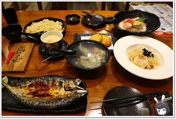 龍壽司：[食記]►台南永康區◄龍壽司日本料理/生魚海鮮丼/蒜頭炒飯/可樂餅/烤鯖魚/洋蔥醋/茶碗蒸/西瓜綿魚頭湯