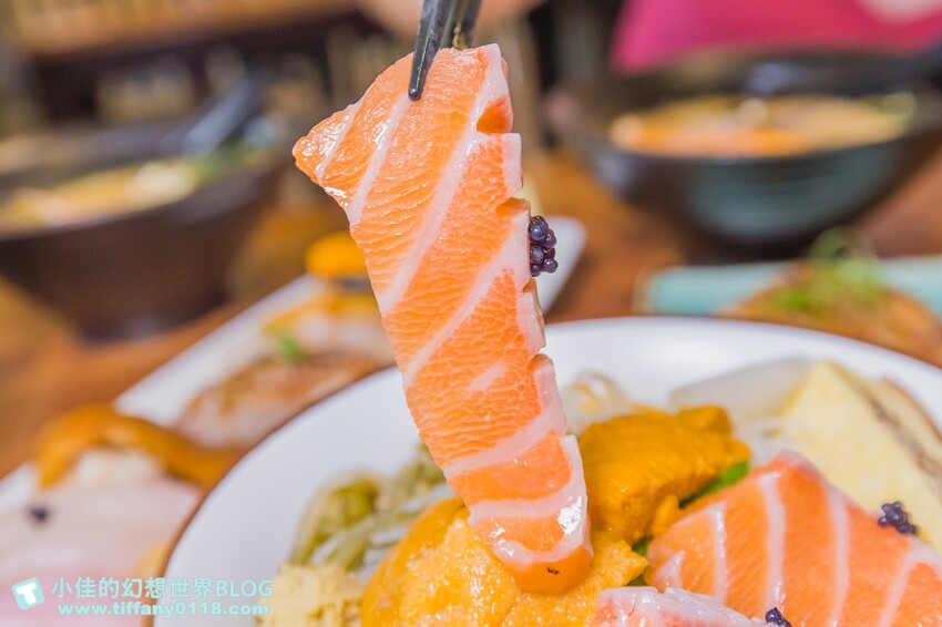 五漁村丼飯屋/味噌湯和醋飯無限量續點絕對能吃飽/海鮮丼直接給妳七種生魚片超划算/內湖美食推薦