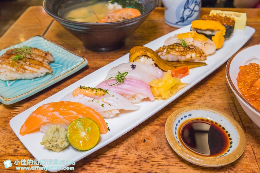 五漁村丼飯屋/味噌湯和醋飯無限量續點絕對能吃飽/海鮮丼直接給妳七種生魚片超划算/內湖美食推薦