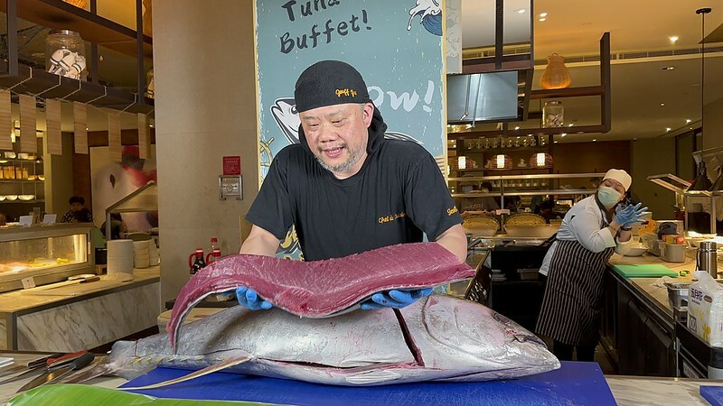 【台灣,台南市,安平區】千萬別錯過了台南大員皇冠假日酒店元素餐廳 「鮪魚季」,各式「鮪魚」作法,讓你