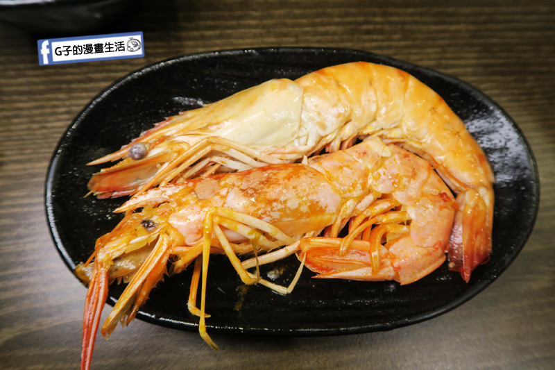 蘆洲火鍋 極禾優質鍋物蘆洲店 超值海陸雙人餐 蝦子很大尾