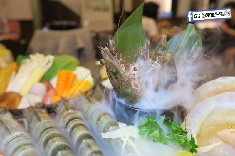 蘆洲火鍋 極禾優質鍋物蘆洲店 超值海陸雙人餐 活白蝦