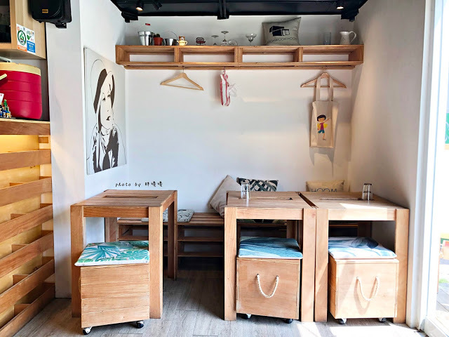 【台中 霧峰】WOOH WOOH WOOH 🎀 位在霧峰國小對面,可愛粉色貨櫃屋,內有3D立體彩繪,高人氣拍照熱點,寵物友善餐廳,餐點表現不錯,尤其採用有機生菜,新鮮吃的到~