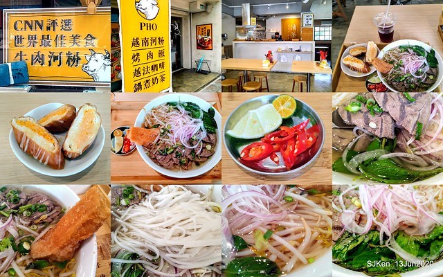 Vietnamese beef pho noodles, Taipei, Taiwan, SJKen, Jun 13, 2020