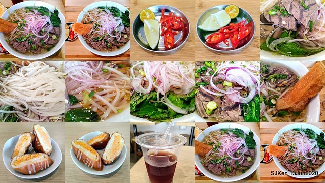 Vietnamese beef pho noodles, Taipei, Taiwan, SJKen, Jun 13, 2020