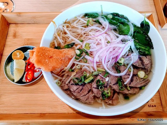 Vietnamese beef pho noodles, Taipei, Taiwan, SJKen, Jun 13, 2020