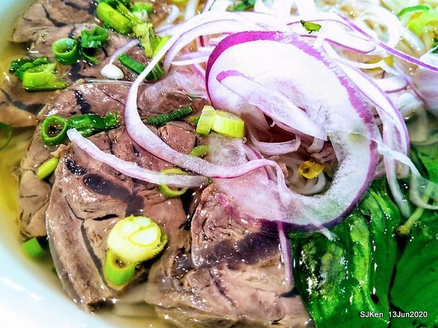 Vietnamese beef pho noodles, Taipei, Taiwan, SJKen, Jun 13, 2020