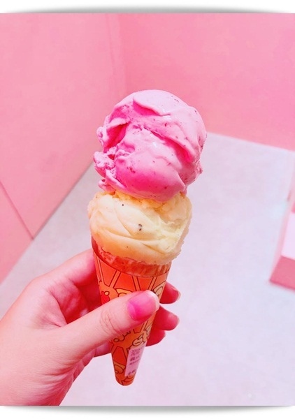 少女系冰店「kaju gelato義式手工冰淇淋」好夢幻 ♡
