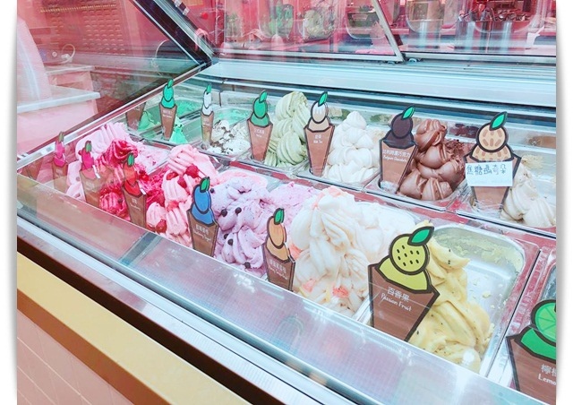少女系冰店「kaju gelato義式手工冰淇淋」好夢幻 ♡