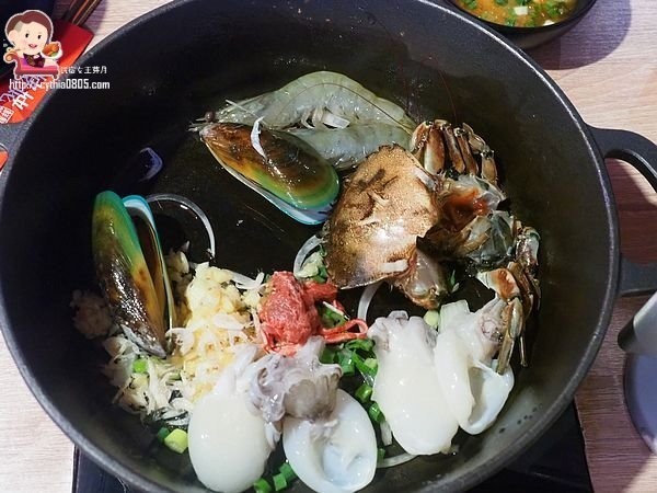 桃園中壢美食-海姥姥海鮮石頭火鍋吃到飽-獨特湯頭有順口，和牛天使紅蝦吃到嫑嫑 @民宿女王芽月-美食.旅遊.全台趴趴走