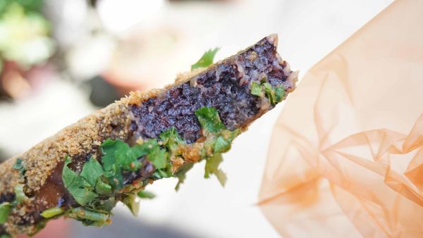 【台北美食】無名豬血糕-美味又迷人的好吃豬血糕