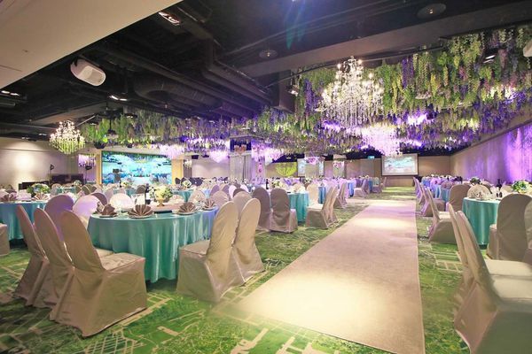 【內湖美食】88號樂章婚宴會館-有如花海般夢幻的婚宴場地,令人著迷的環境氛圍